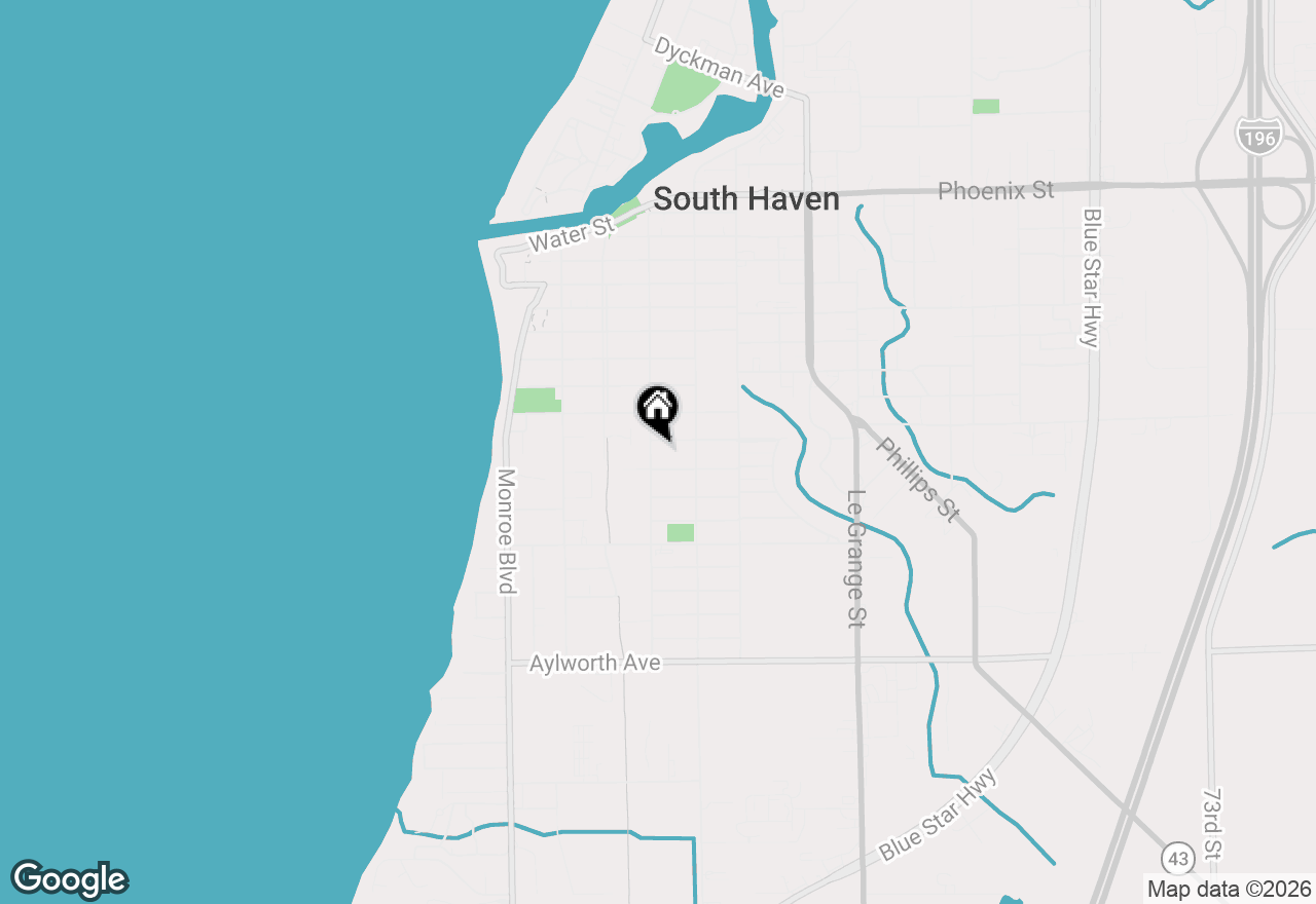 Map of 755 Indiana Avenue, South Haven, MI 49090
