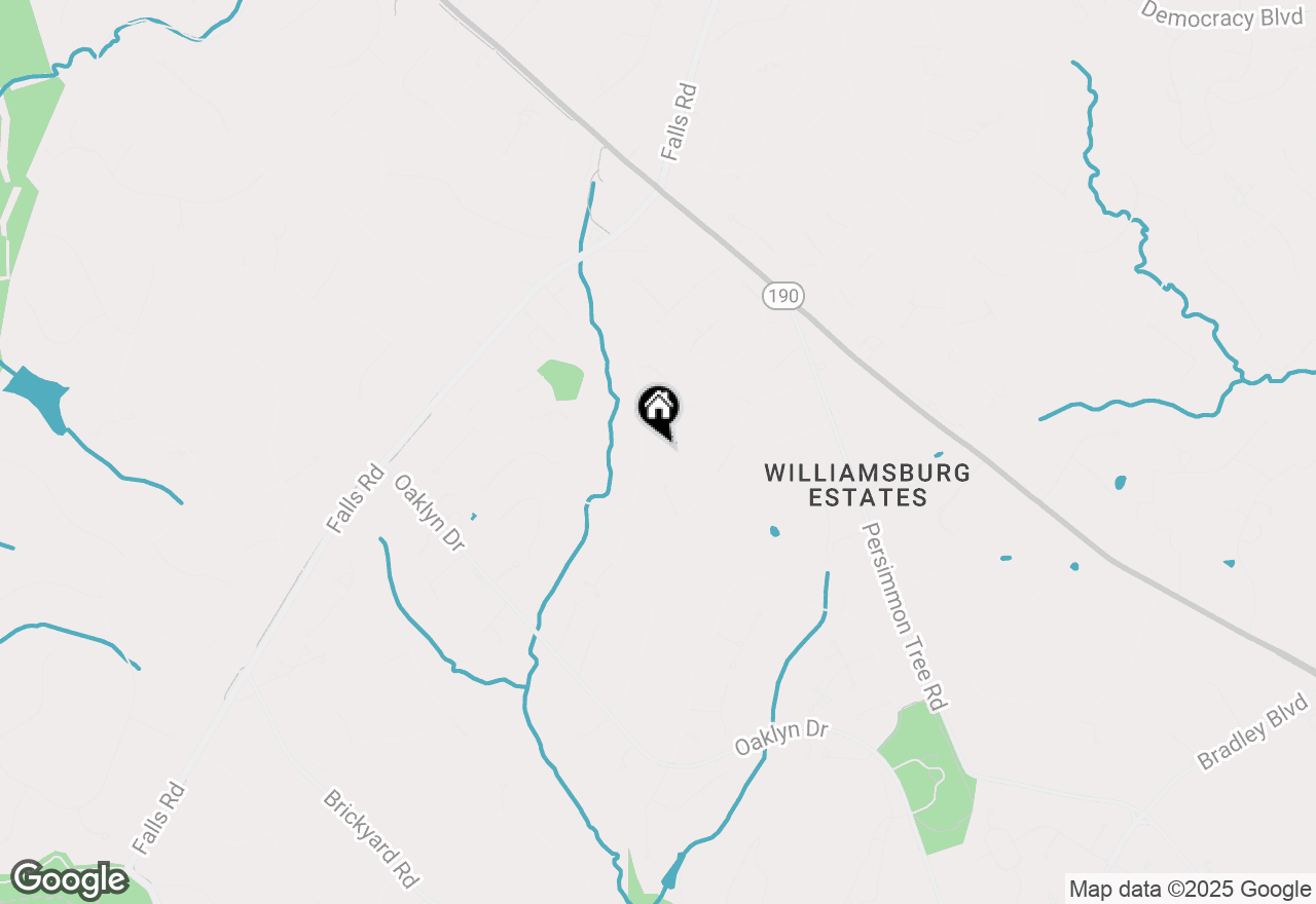 Map of 10104 Newhall Road, Potomac, MD 20854
