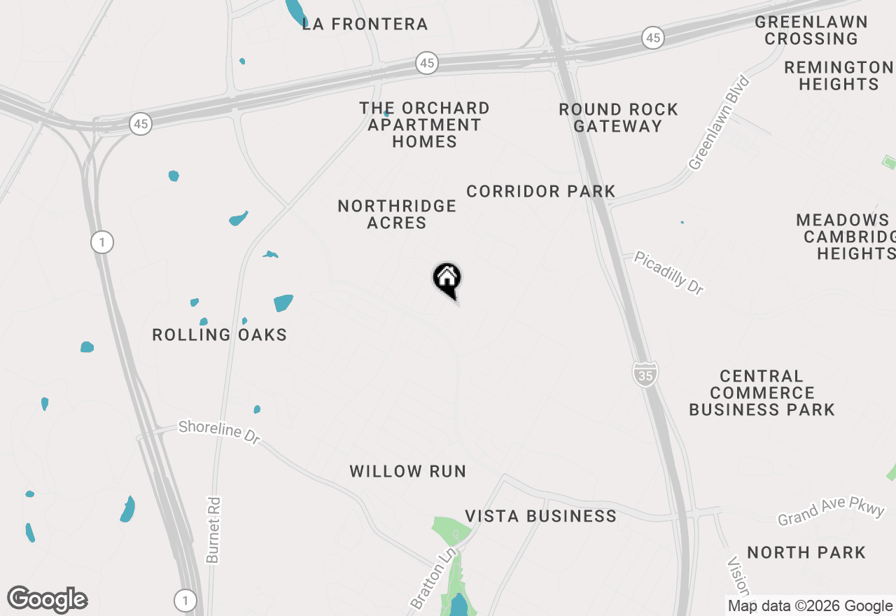Map of 16009 Canberra Trl, Austin, TX 78728