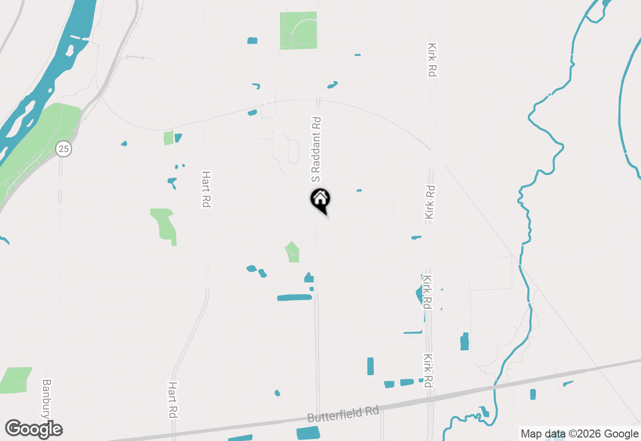 Map of 3S103 S Raddant Road, Batavia, IL 60510