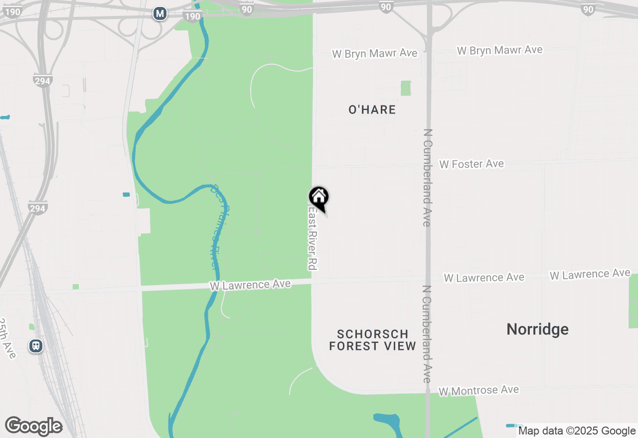 Map of 5039 E River Road #3B, Norridge, IL 60706