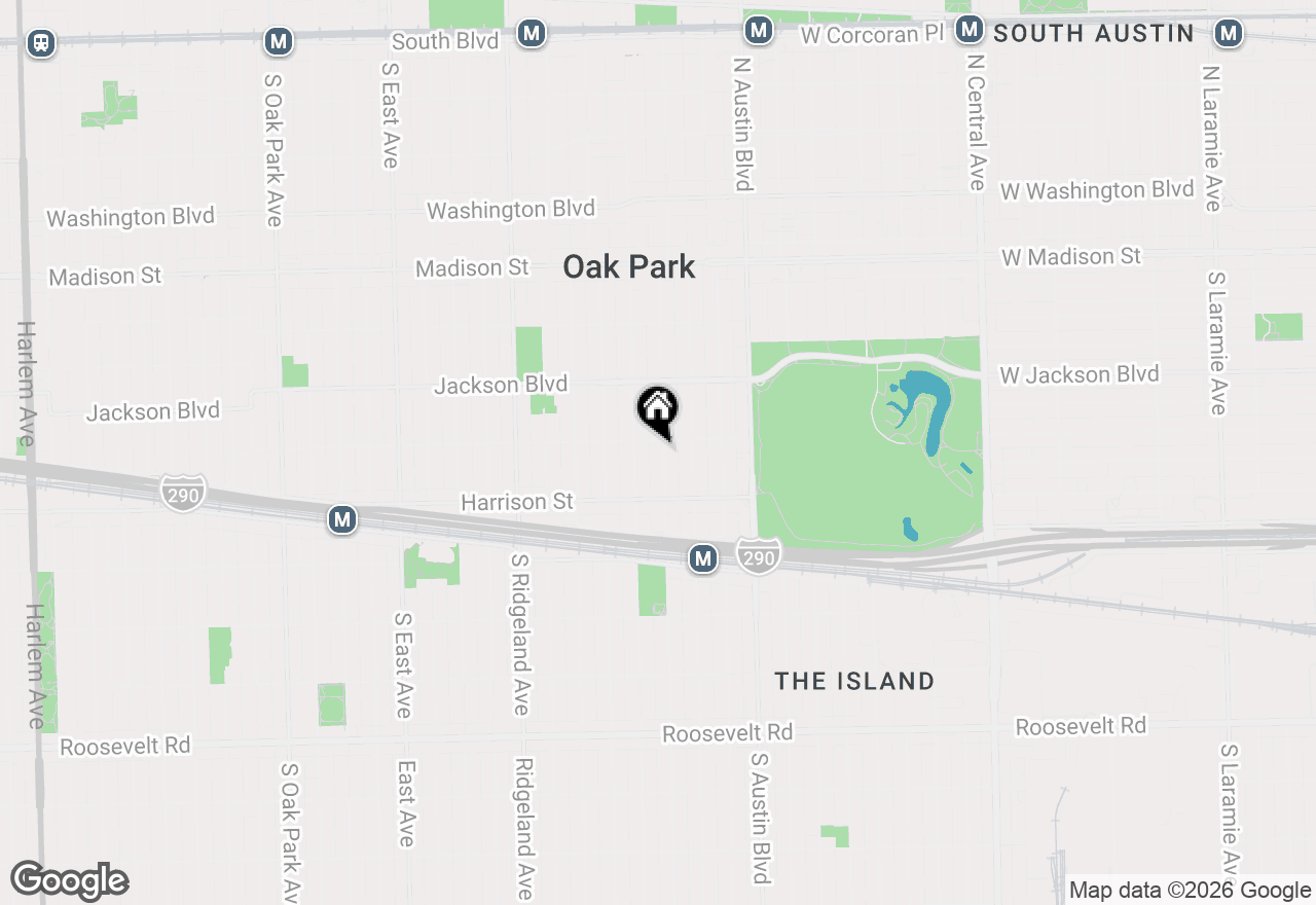 Map of 807 S Taylor Avenue, Oak Park, IL 60304