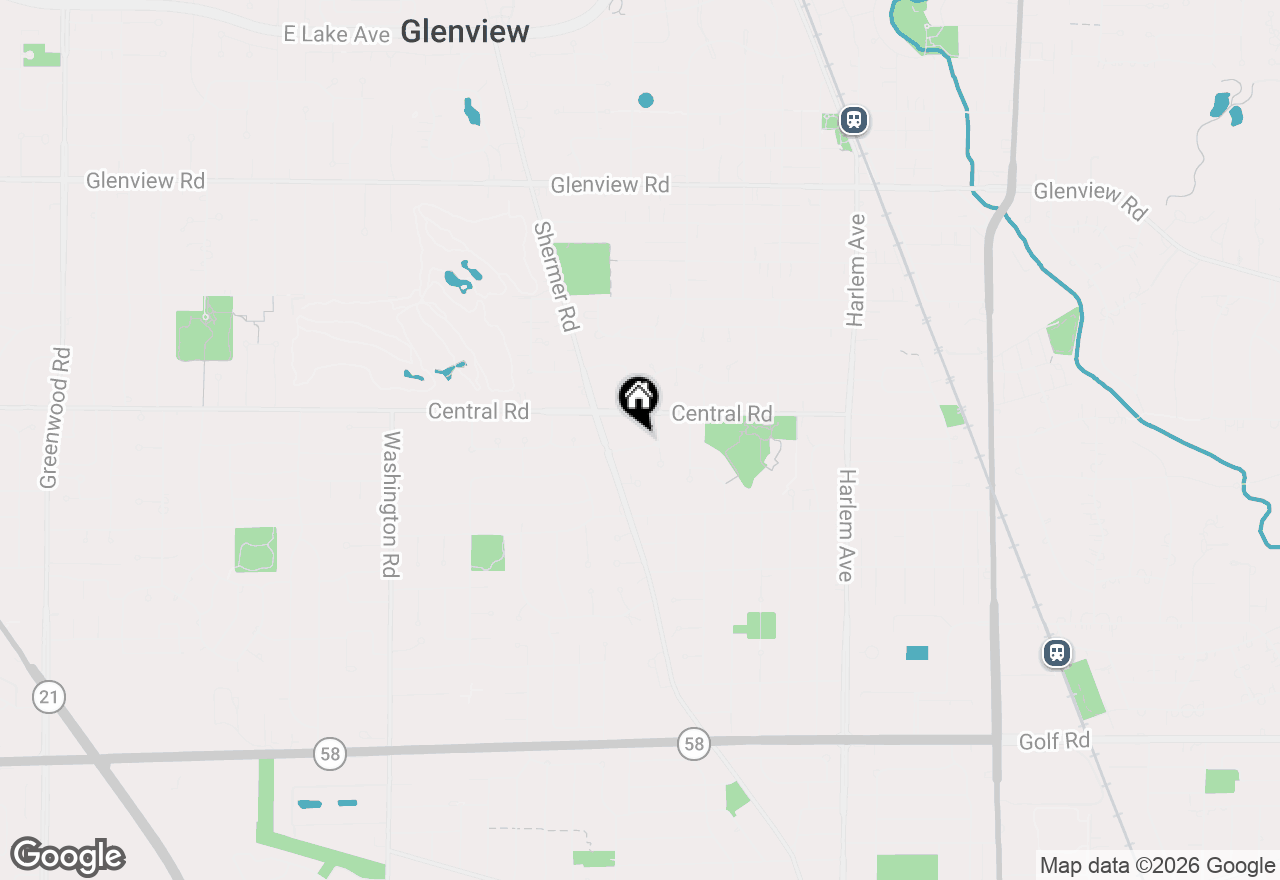 Map of 2232 Covert Road, Glenview, IL 60025