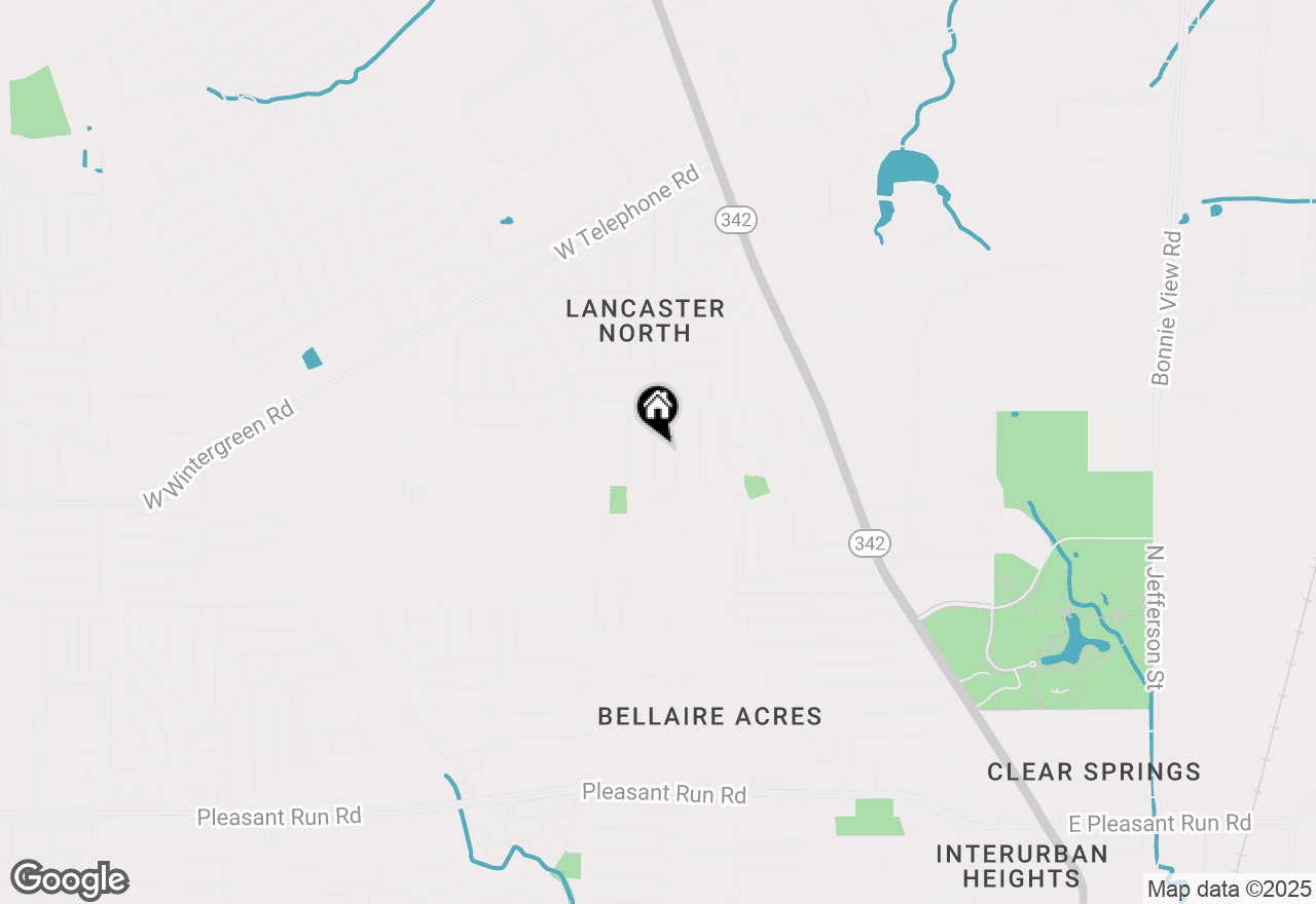 Map of 2621 Concord Lane, Lancaster, TX 75134