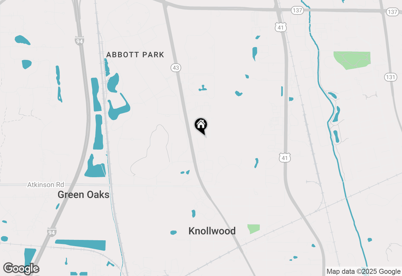 Map of 107 Hampton Boulevard #1, Lake Bluff, IL 60044