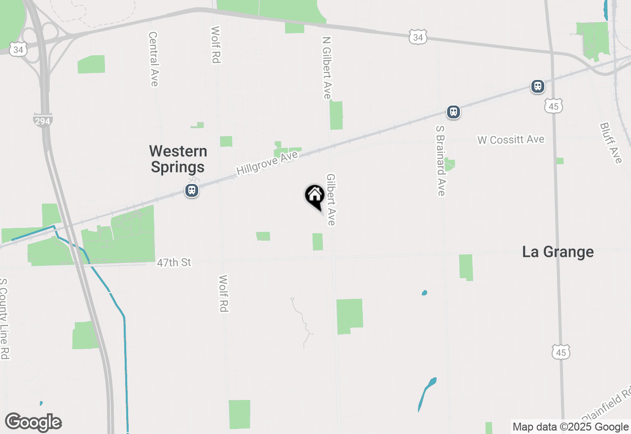 Map of 4541 Harvey Avenue, Western Springs, IL 60558