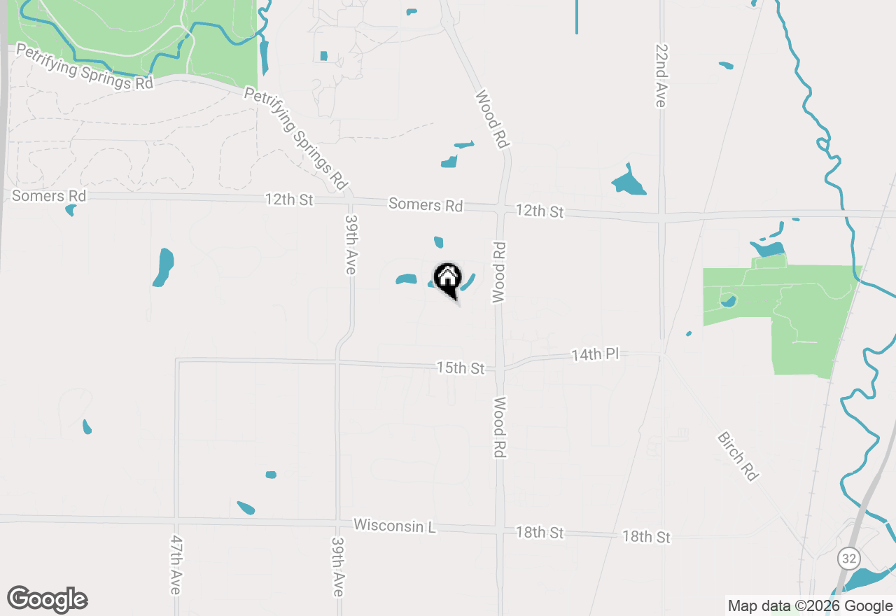 Map of 3223 13th Pl, Kenosha, WI 53144