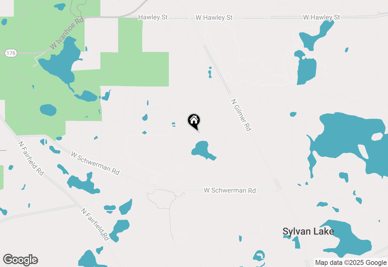 Map of 20 Harborside Way, Hawthorn Woods, IL 60047