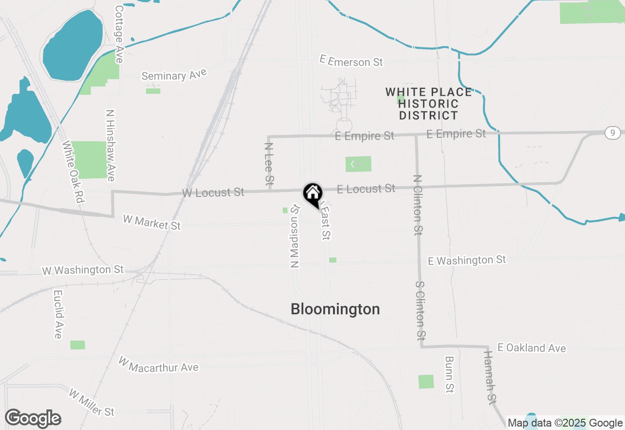 Map of 516 N Main Street, Bloomington, IL 61701