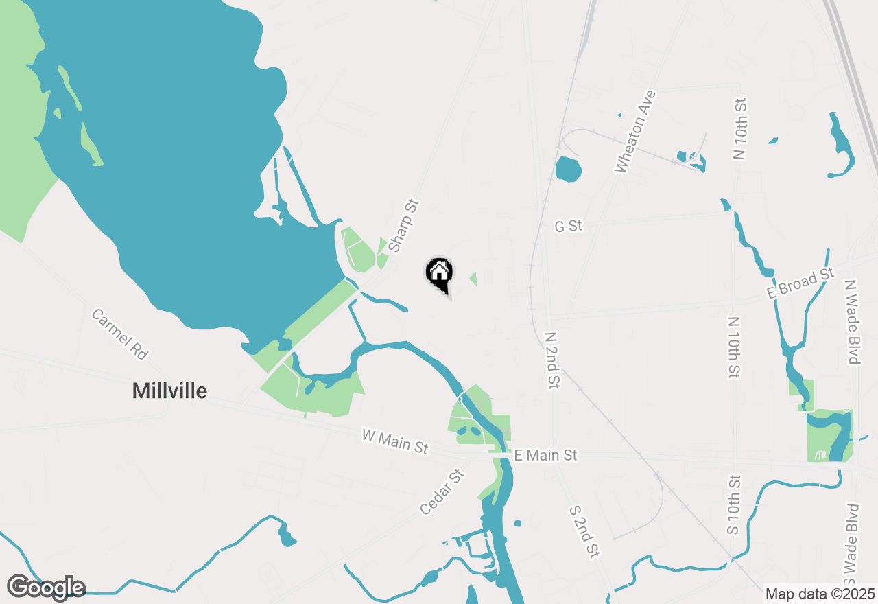 Map of 416 Green St W, Millville, NJ 08332