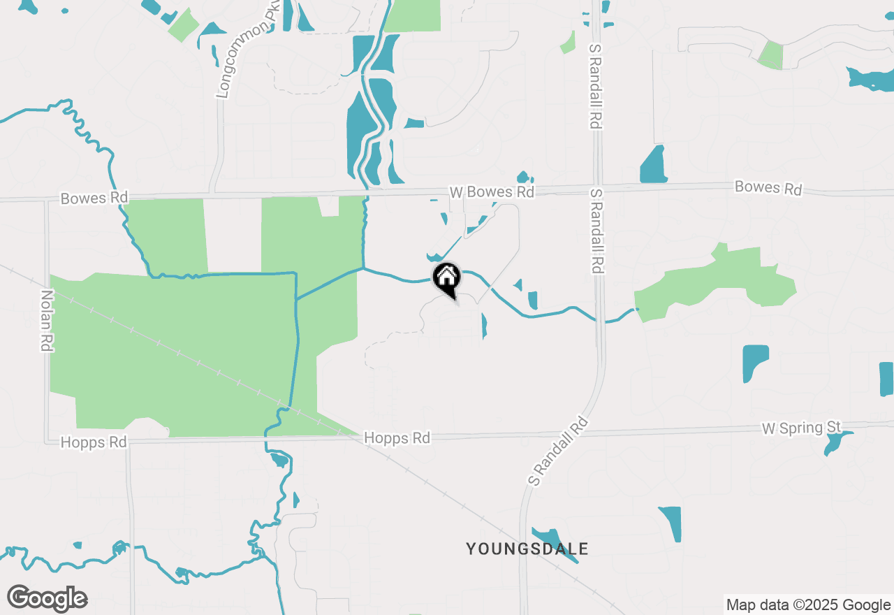 Map of 2466 Anna Way, Elgin, IL 60124