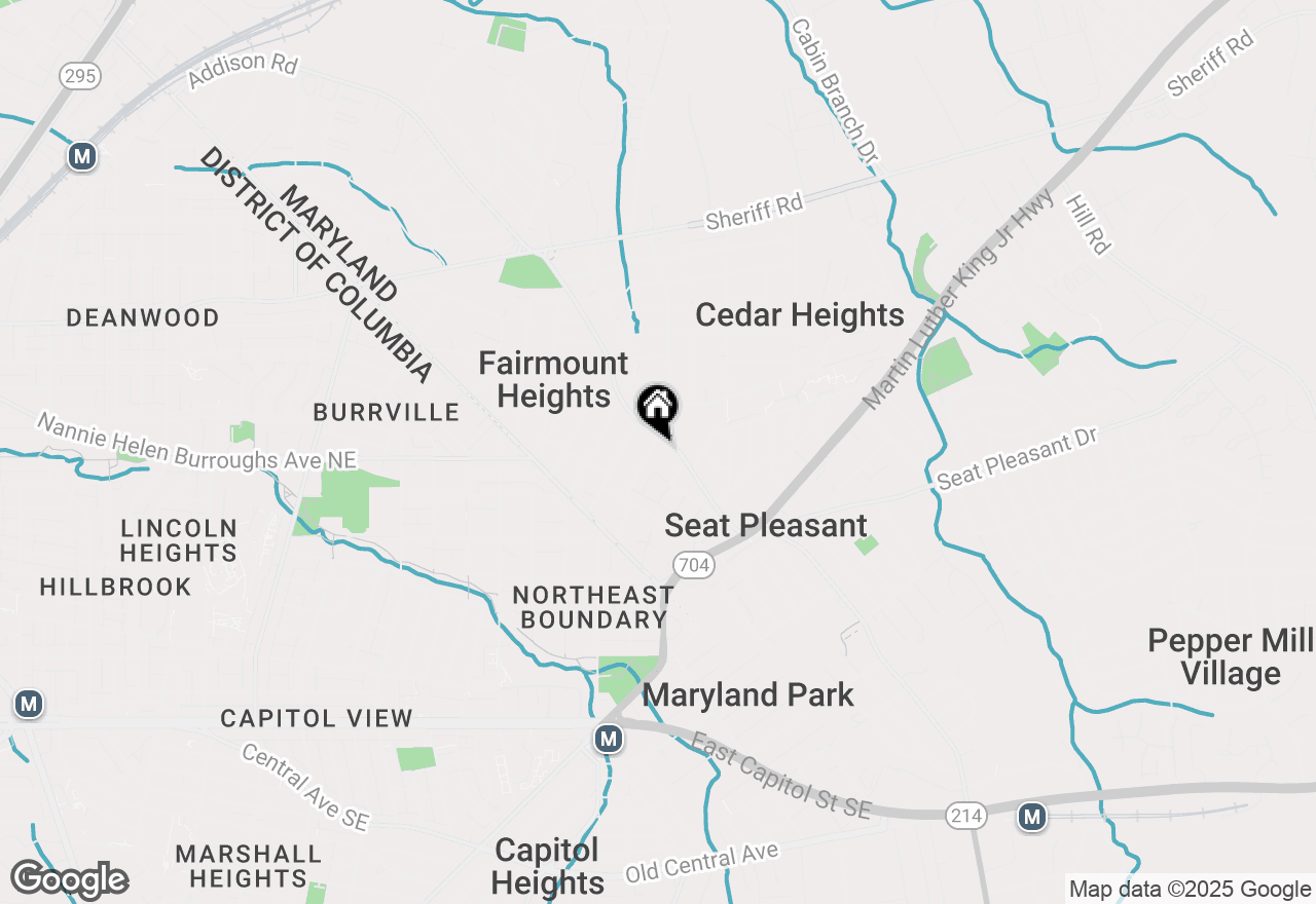 Map of 709 62nd Avenue, Capitol Heights, MD 20743