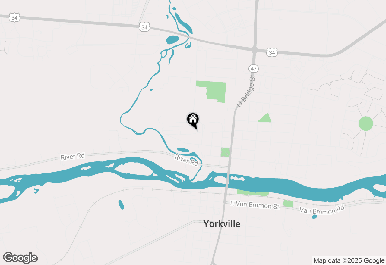 Map of 403 W Somonauk Street, Yorkville, IL 60560