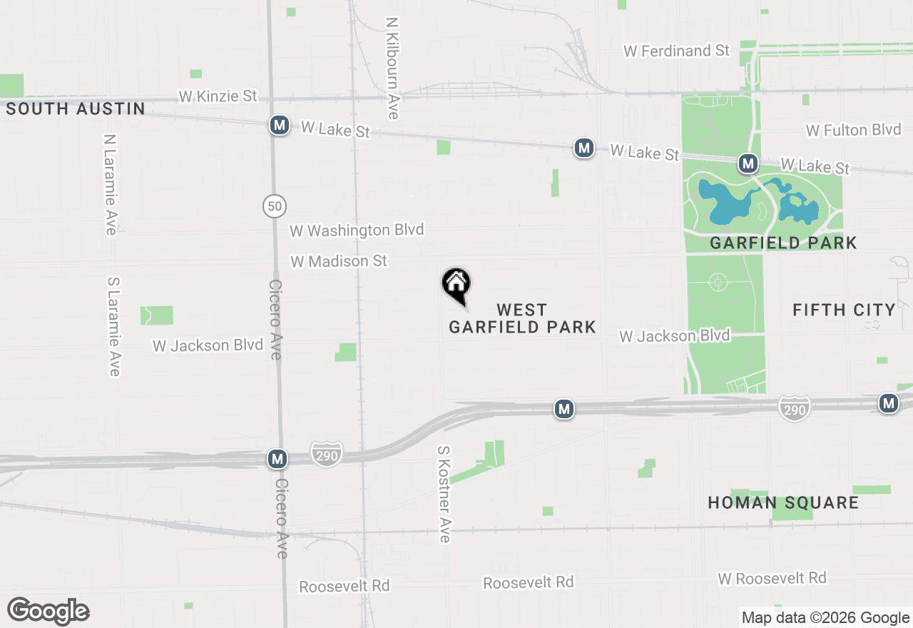 Map of 4336 W Adams Street, Chicago, IL 60624