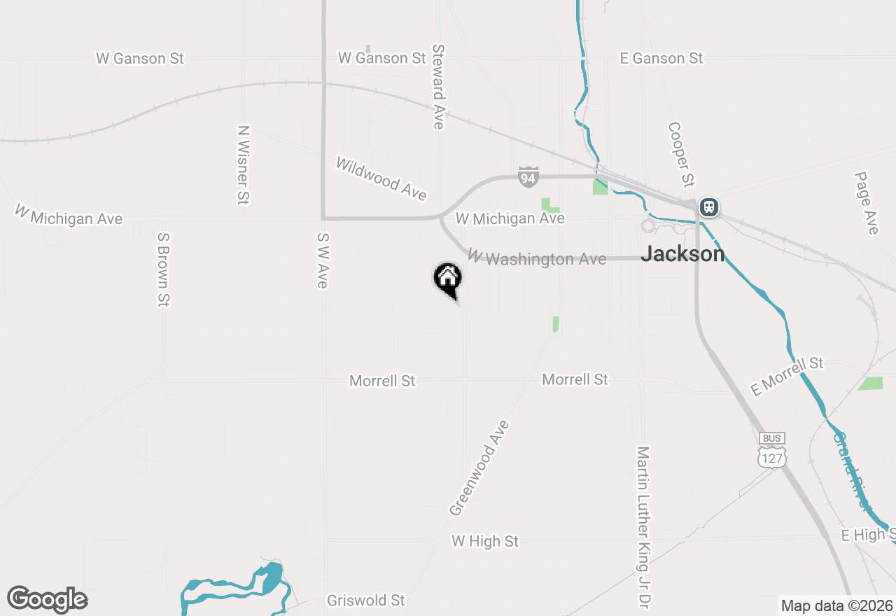 Map of 505-507 2nd Street, Jackson, MI 49203