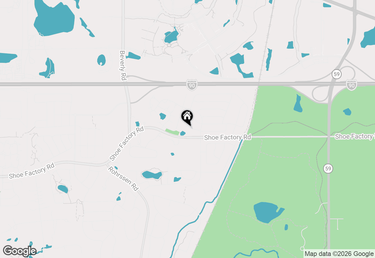 Map of 5355 Galloway Drive, Hoffman Estates, IL 60192