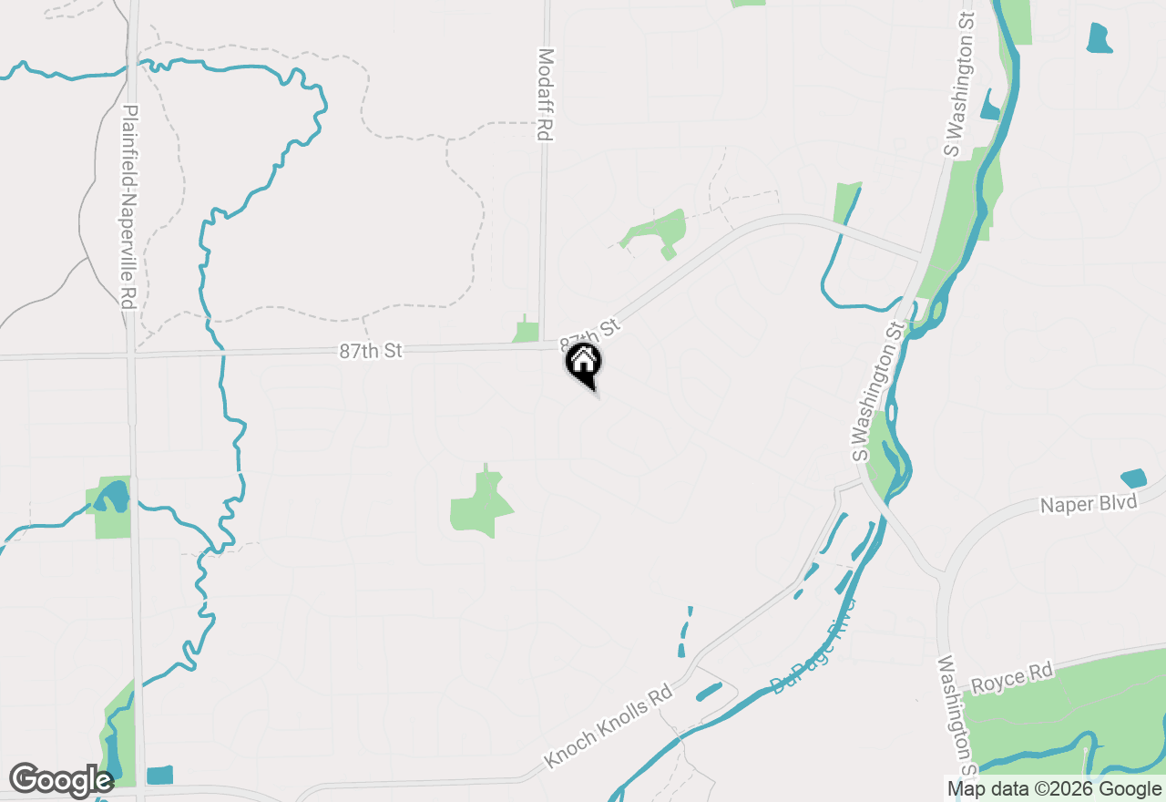 Map of 2286 Weatherford Lane, Naperville, IL 60565