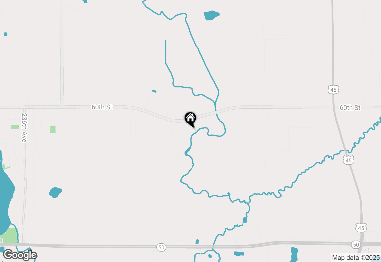 Map of 6009 218th Ave, Bristol, WI 53104