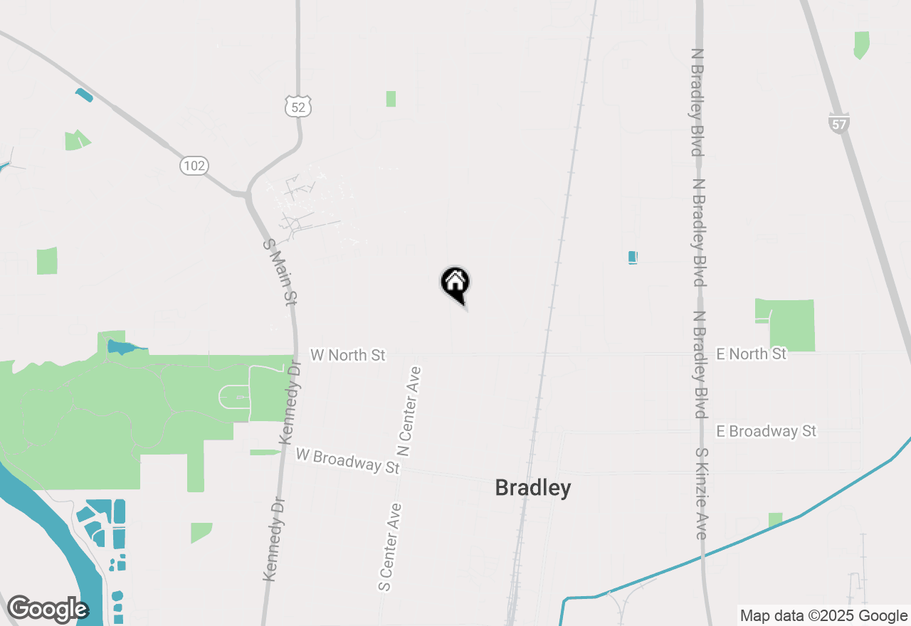 Map of 590 Jonette Avenue, Bradley, IL 60915
