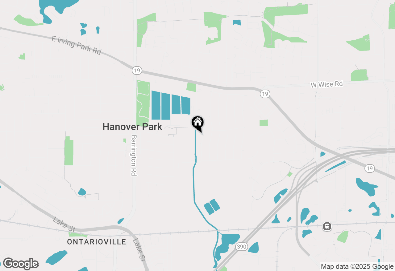 Map of 6950 Longmeadow Lane, Hanover Park, IL 60133