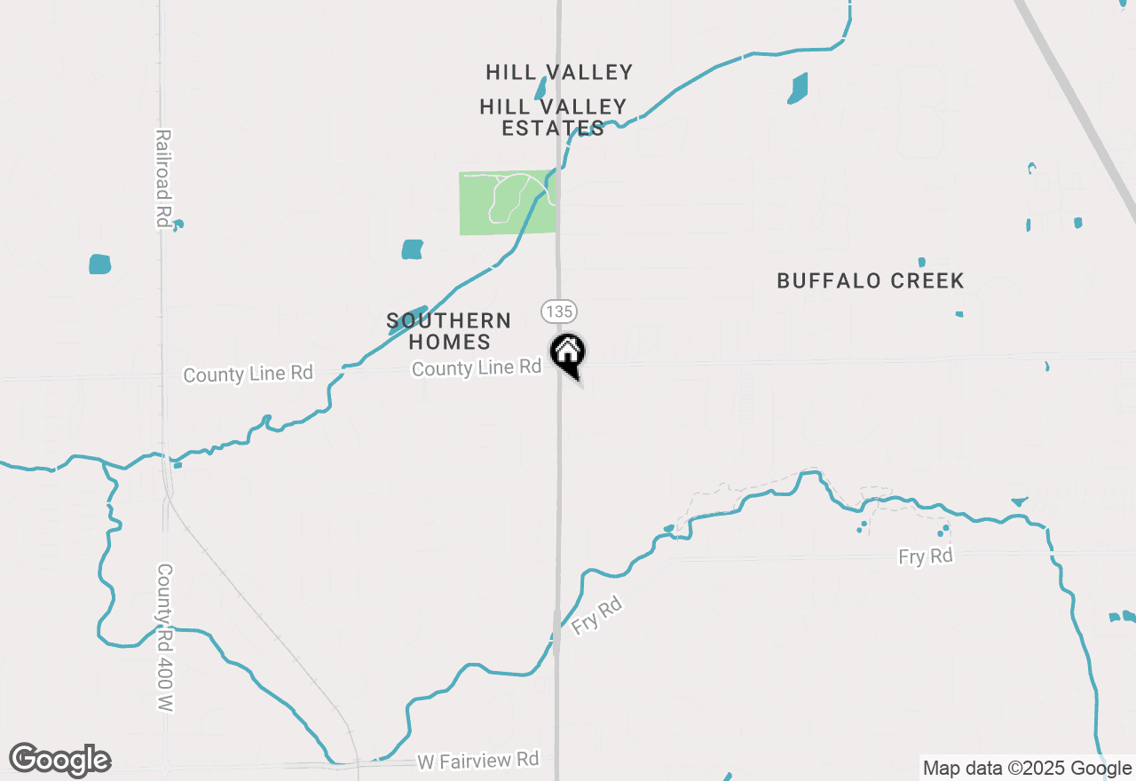 Map of 1277 N State Road 135, Greenwood, IN 46142