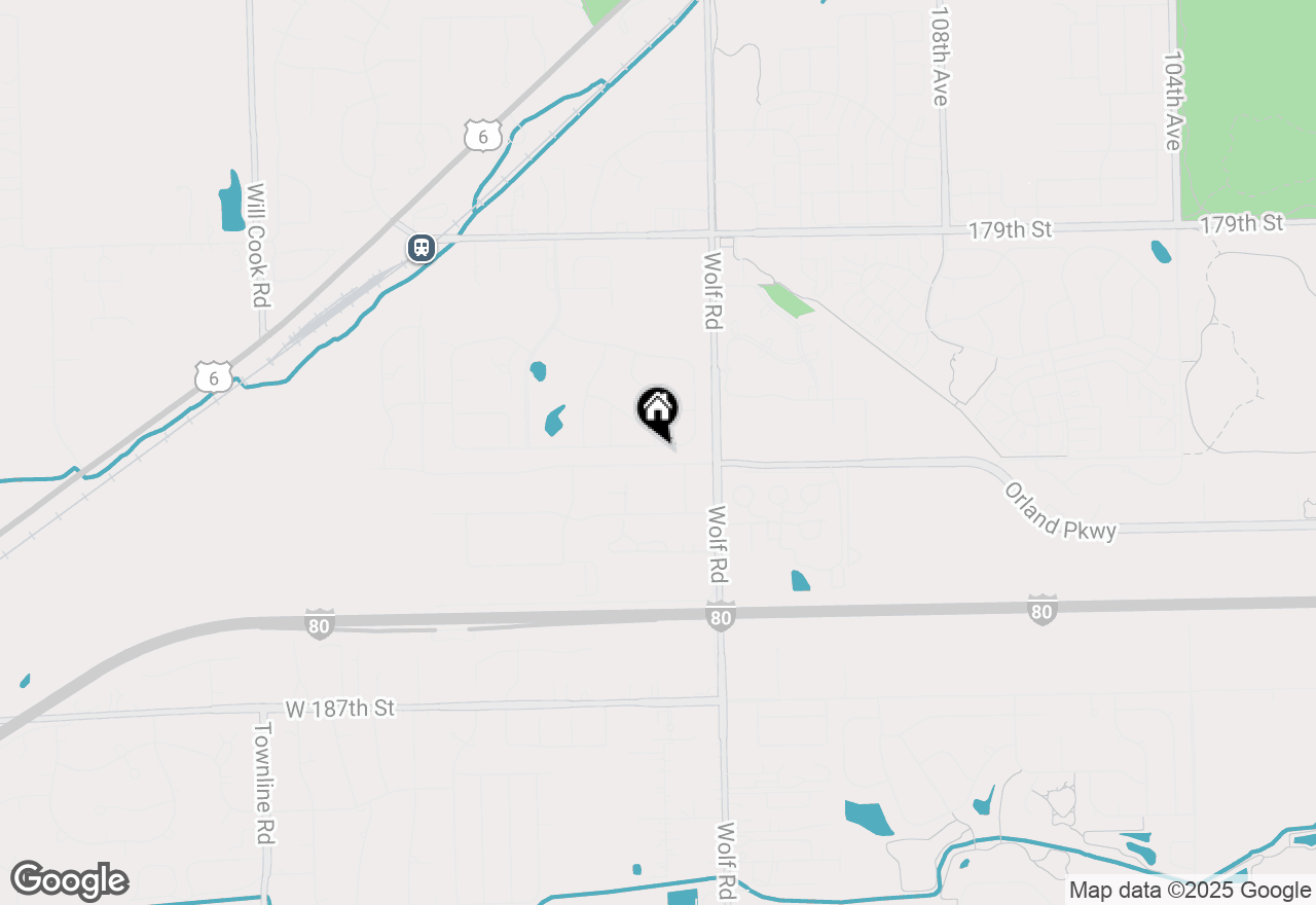 Map of 11259 Twin Lakes Drive, Orland Park, IL 60467