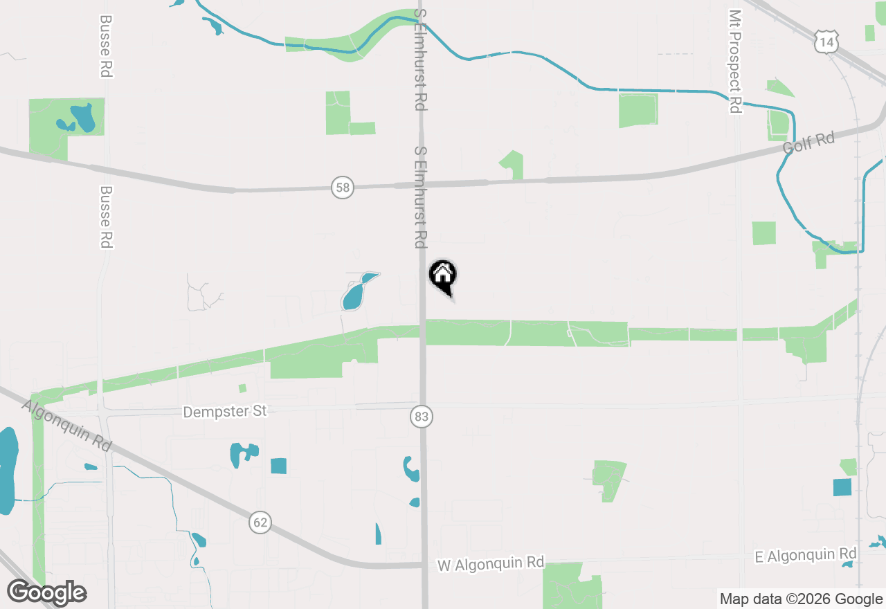 Map of 756 W Millers Road, Des Plaines, IL 60016