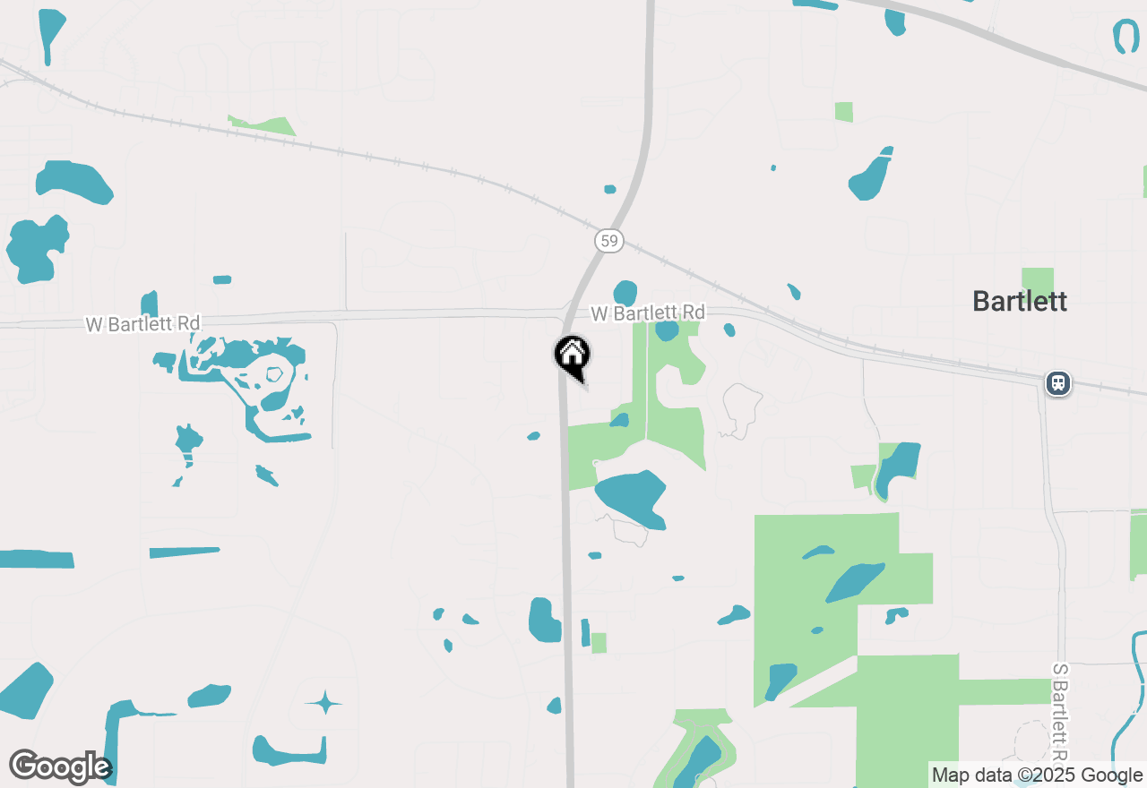 Map of 258 S Elmwood Lane, Bartlett, IL 60103