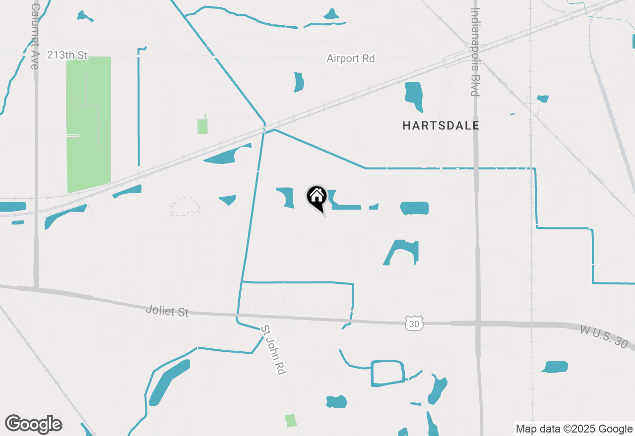 Map of 1258 Lily Lane, Schererville, IN 46375