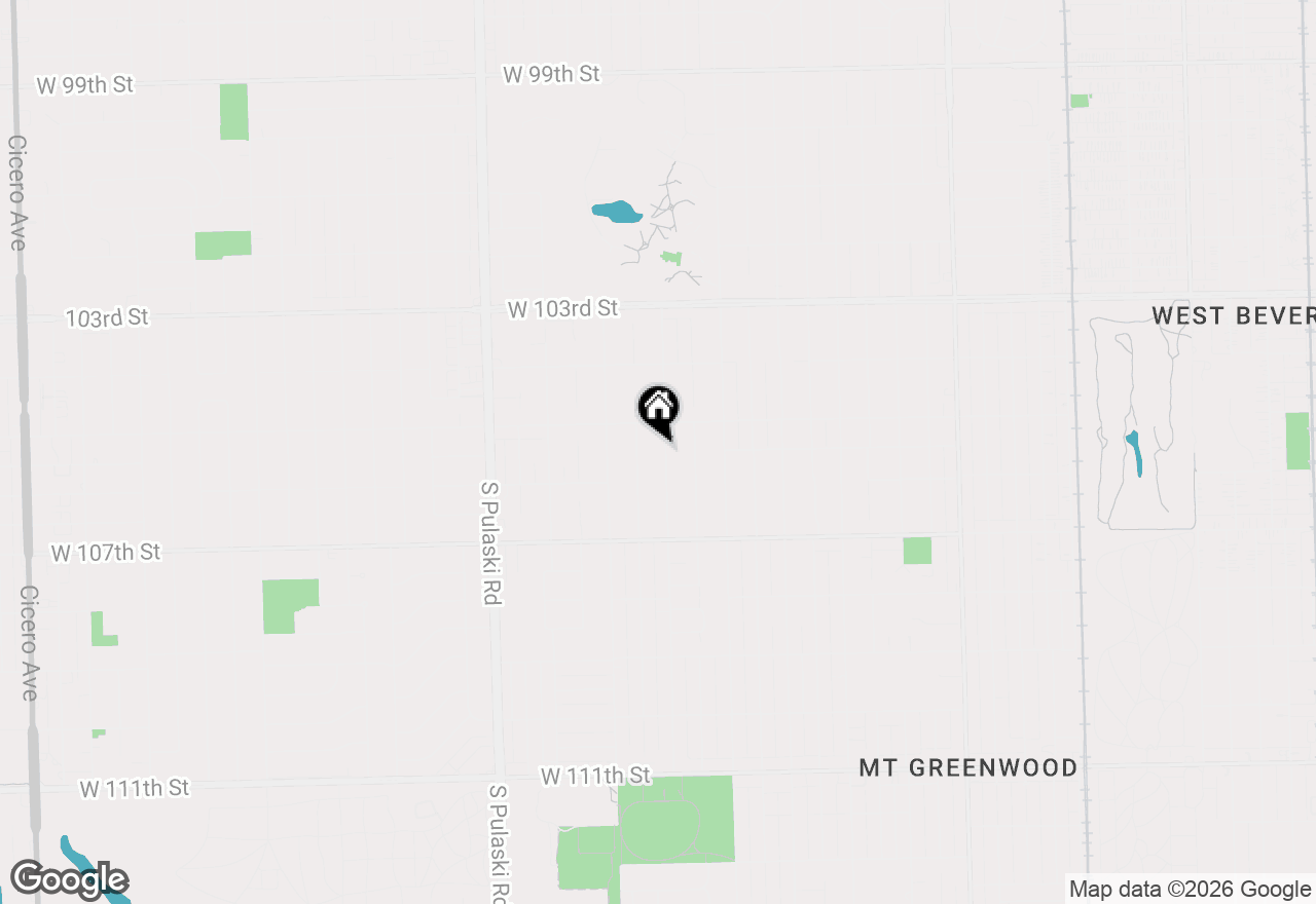 Map of 10528 S Lawndale Avenue, Chicago, IL 60655