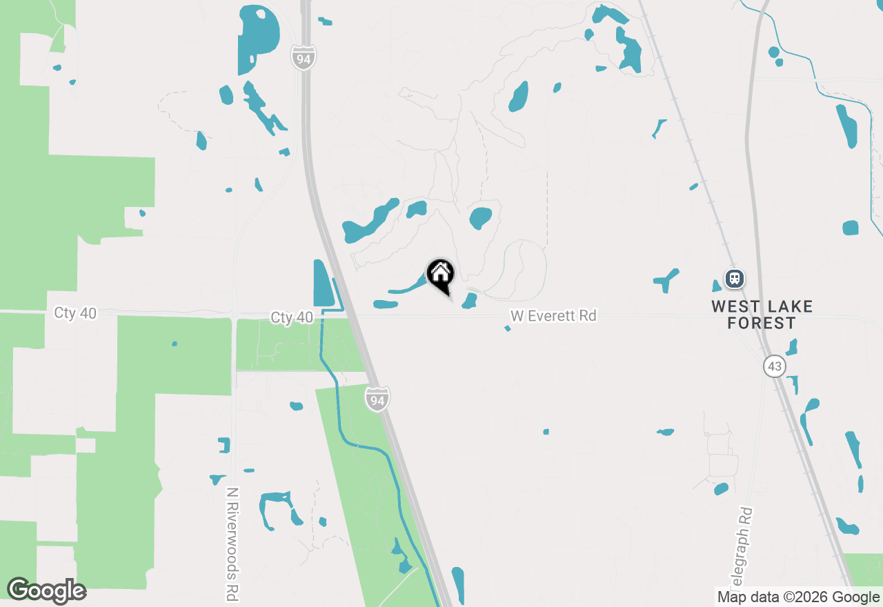 Map of 1871 W Salisbury Lane, Lake Forest, IL 60045