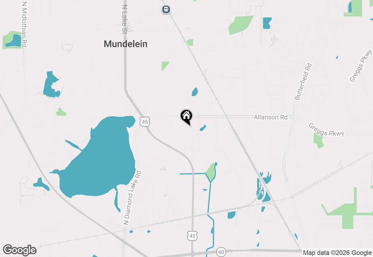 Map of 669 Diamond Pointe Drive #669, Mundelein, IL 60060