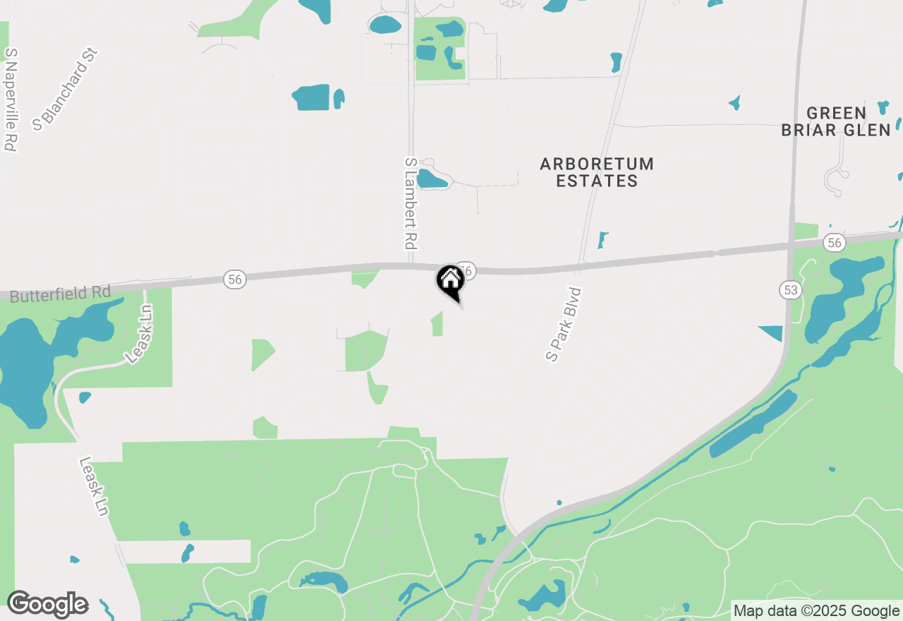 Map of 3S078 Blackcherry Lane, Glen Ellyn, IL 60137