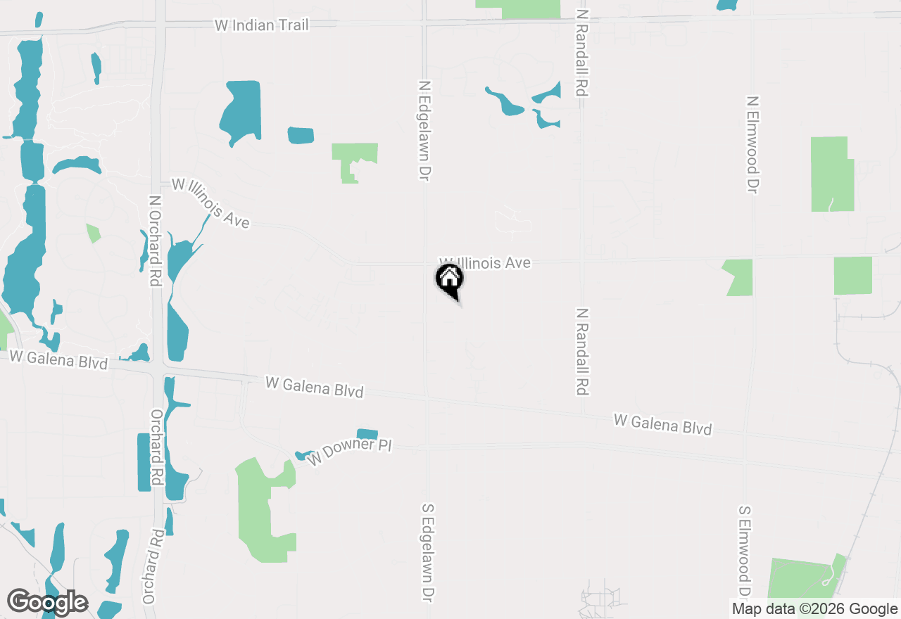 Map of 540 N Rosedale Avenue, Aurora, IL 60506