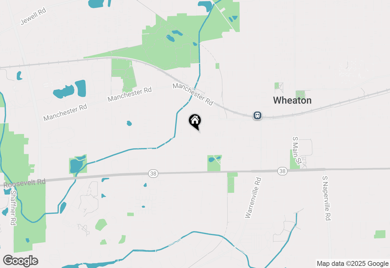 Map of 929 Childs Street, Wheaton, IL 60187