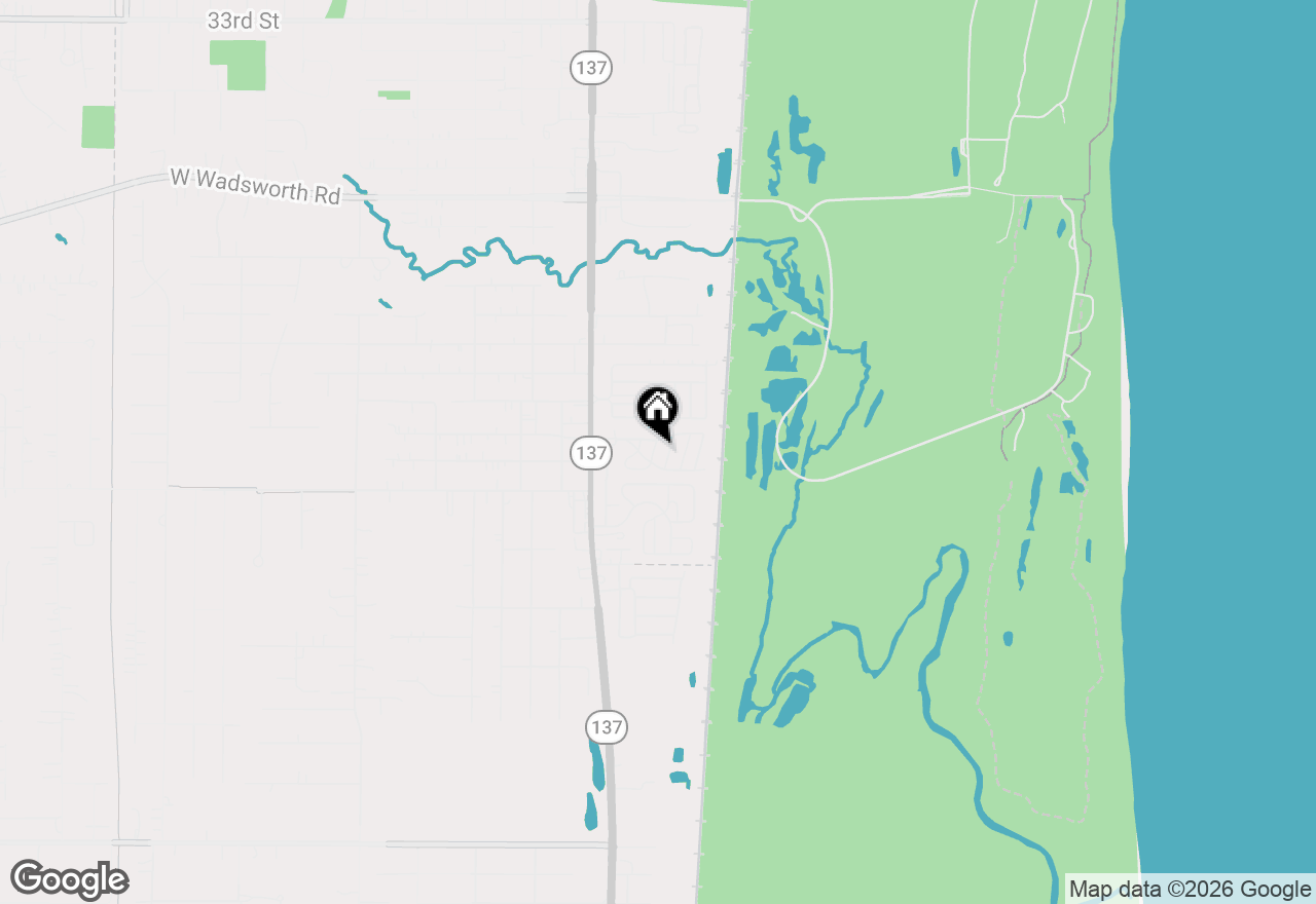 Map of 38569 N Sheridan Road #512, Beach Park, IL 60087