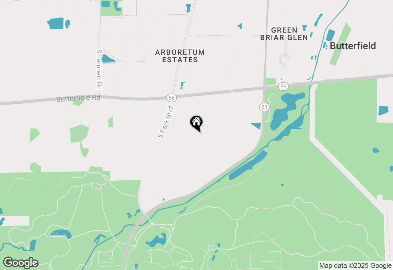 Map of (Address confidential), Glen Ellyn, Illinois 60137