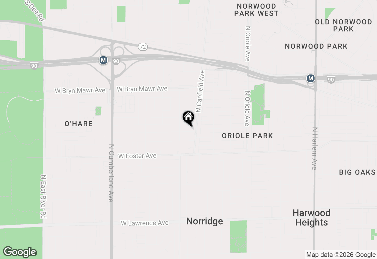 Map of 7926 W Summerdale Avenue, Chicago, IL 60656