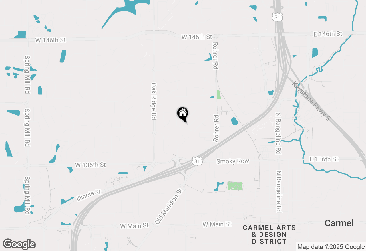 Map of 742 Marana Drive, Carmel, IN 46032