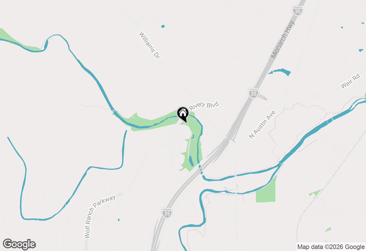 Map of 221 Adams St, Georgetown, TX 78628