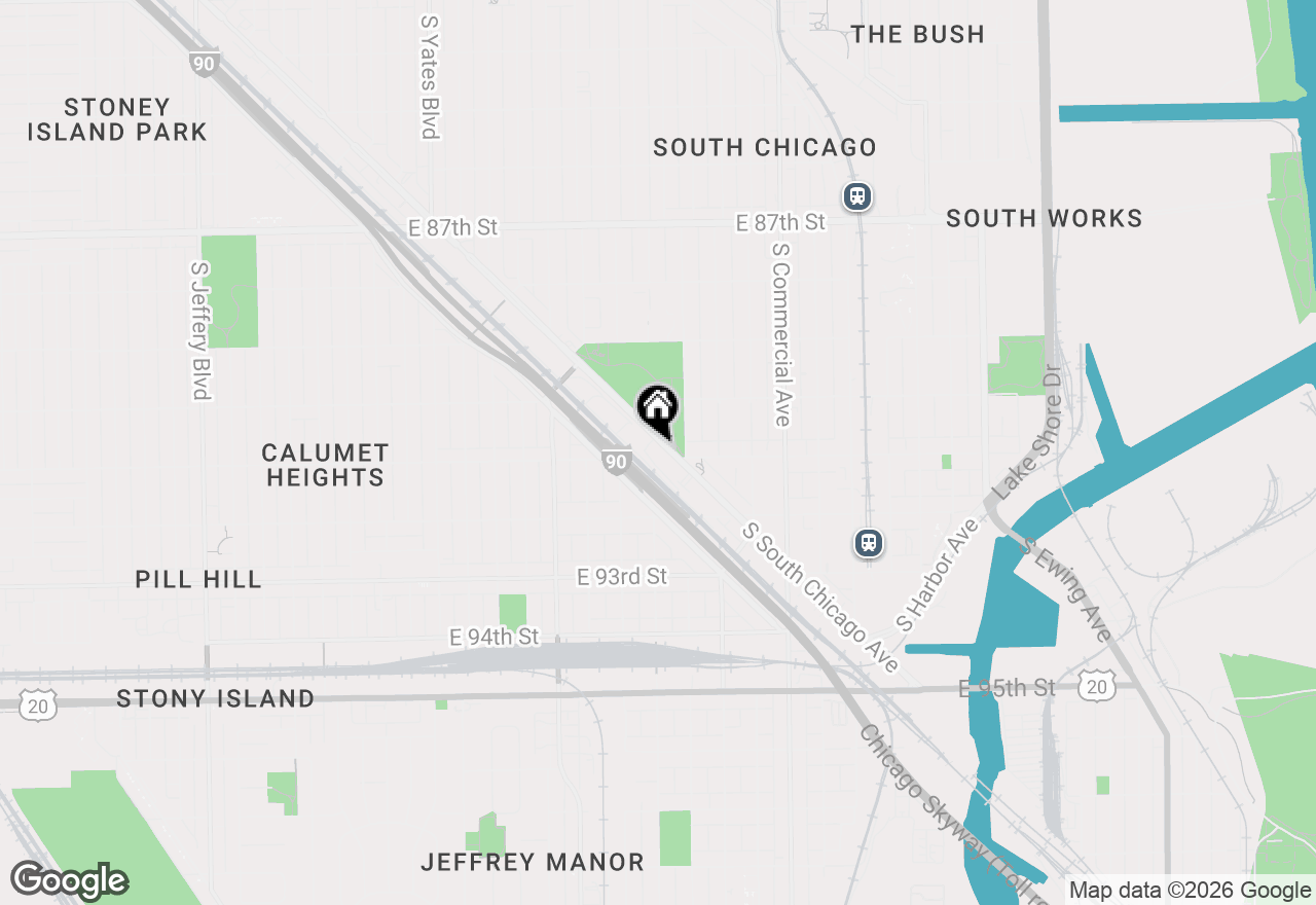 Map of 9068 S South Chicago Avenue, Chicago, IL 60617