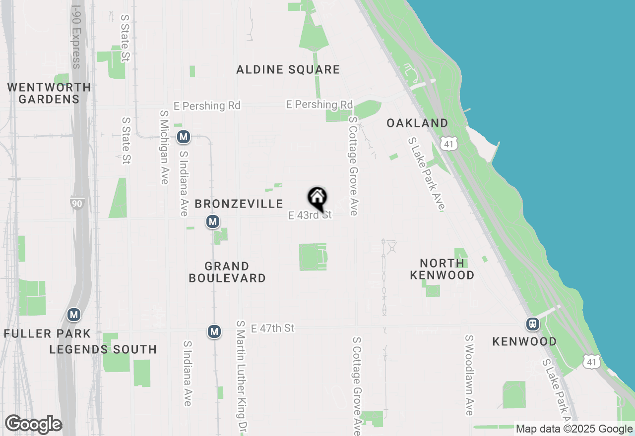 Map of 641-645 E 43rd Street, Chicago, IL 60653