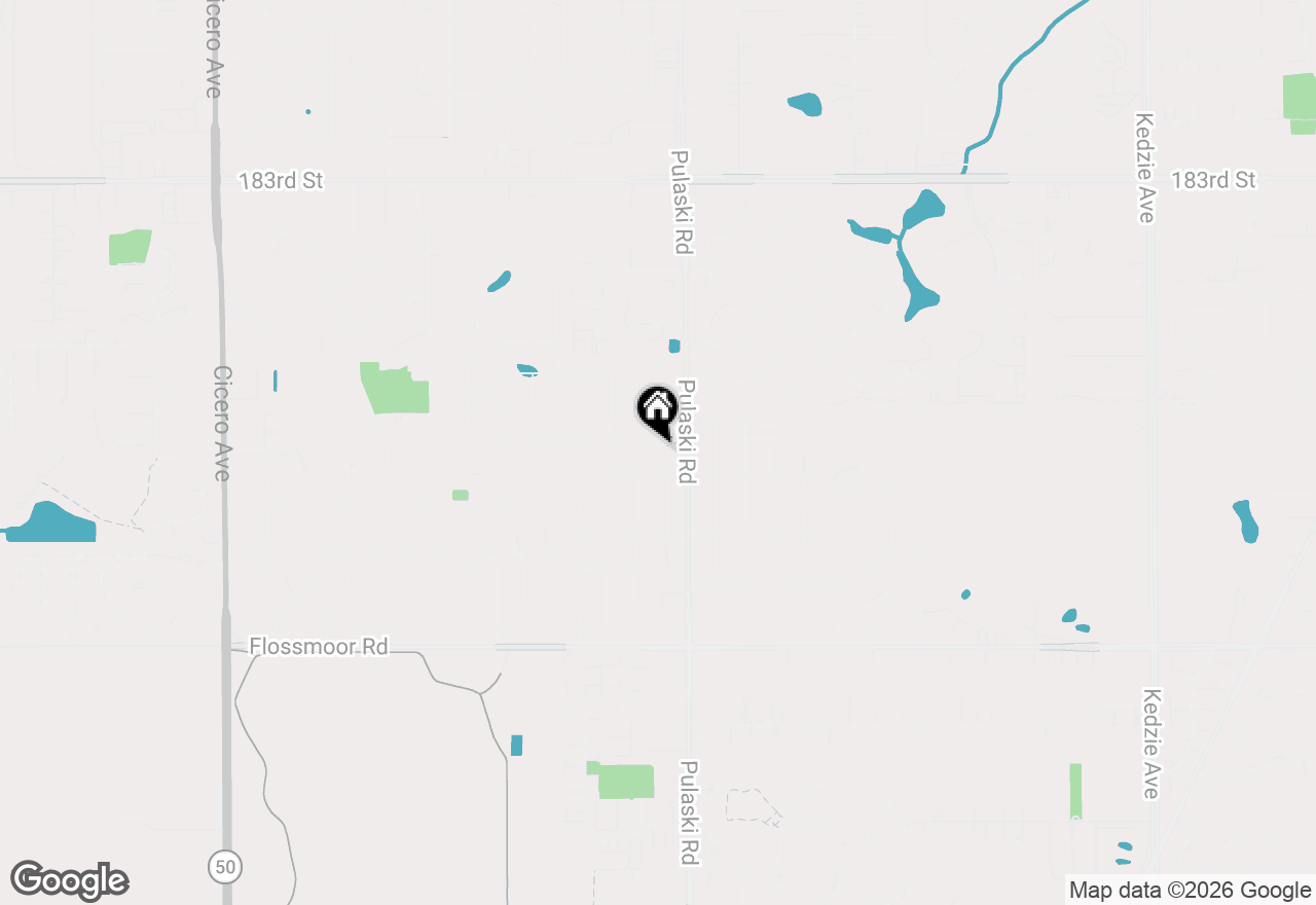 Map of 4029 187 Place, Country Club Hills, IL 60478