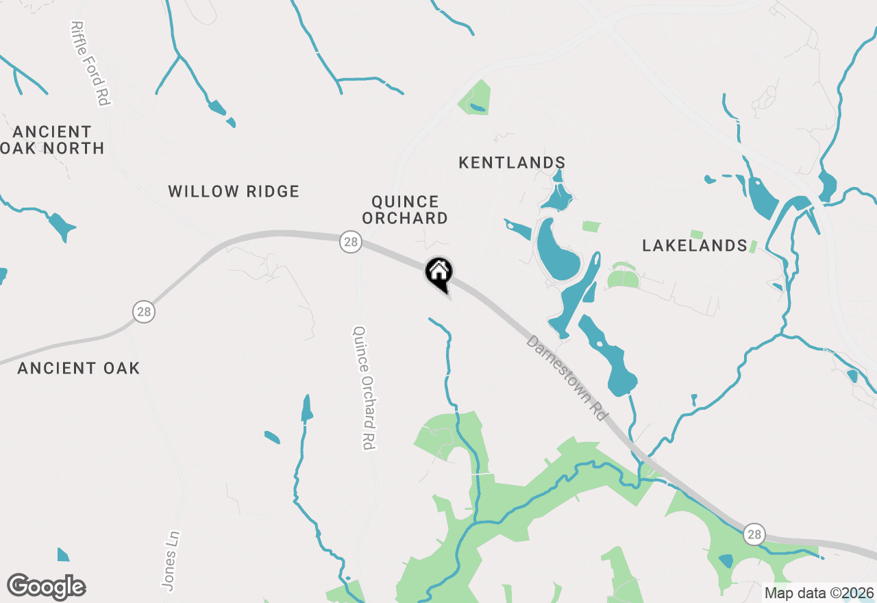 Map of 15712 Cherry Blossom Lane, North Potomac, MD 20878