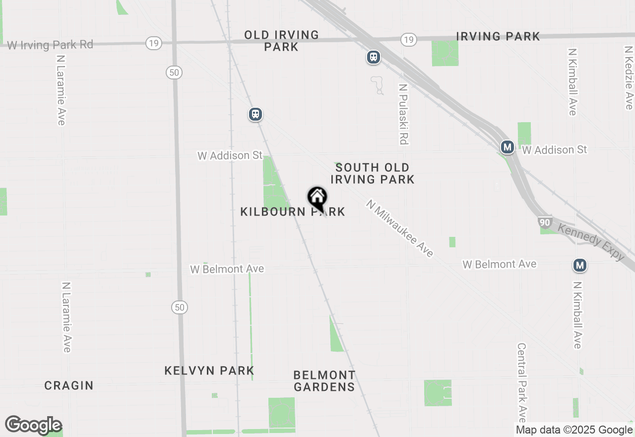 Map of 3344 N Kildare Street, Chicago, IL 60641