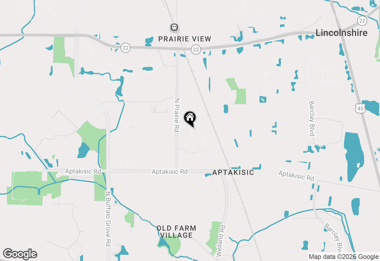 Map of 2203 Miramar Court, Buffalo Grove, IL 60089