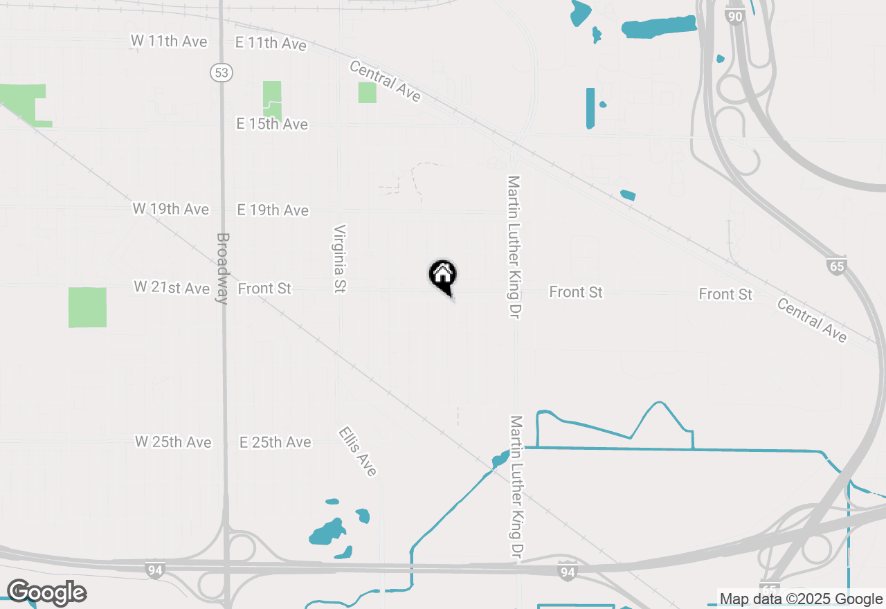 Map of 2131 Kentucky Street, Gary, IN 46407