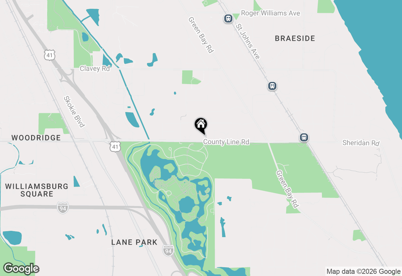 Map of 12 Turnbull Woods Court, Highland Park, IL 60035