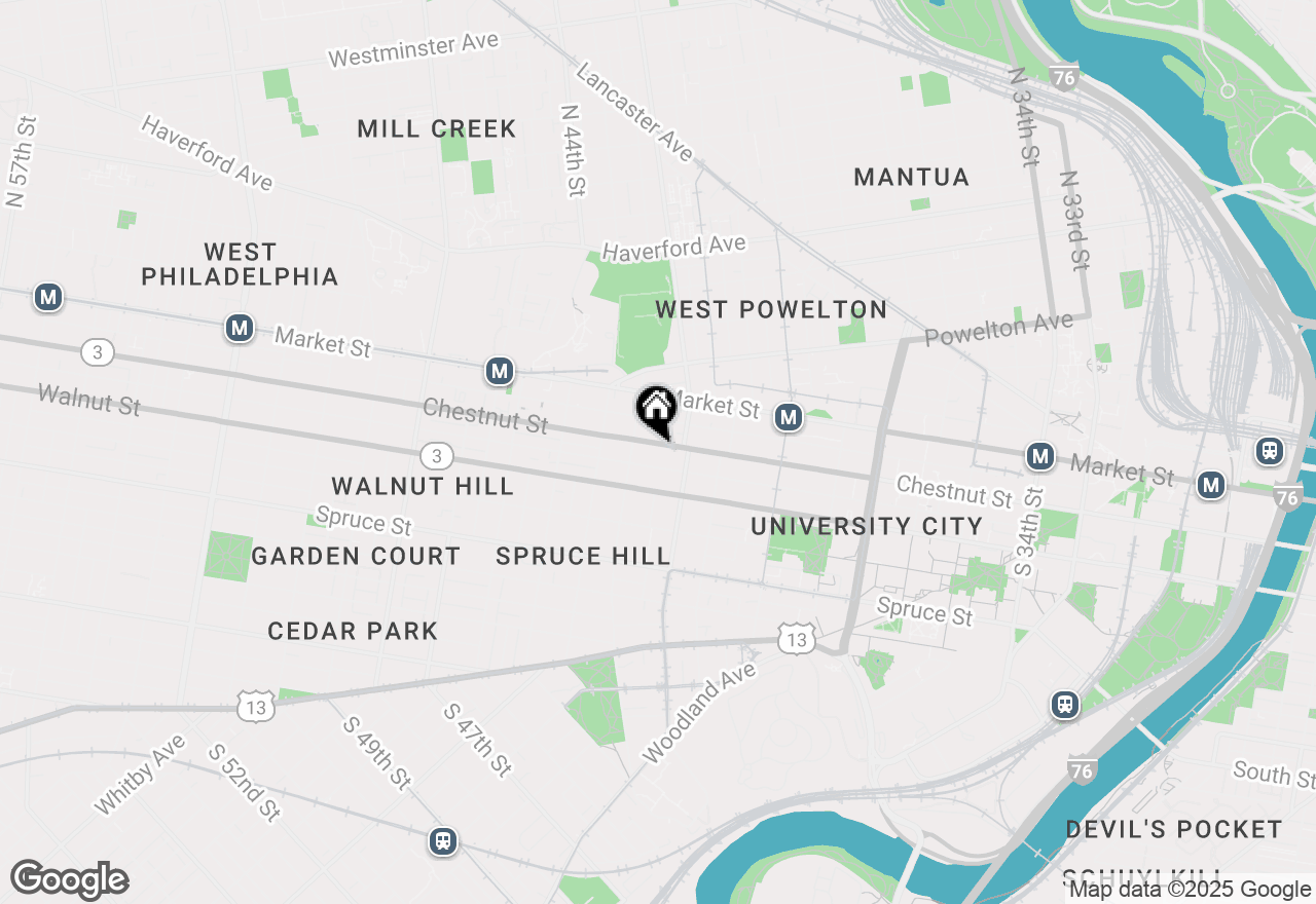 Map of 4240 Chestnut Street #311, Philadelphia, PA 19104