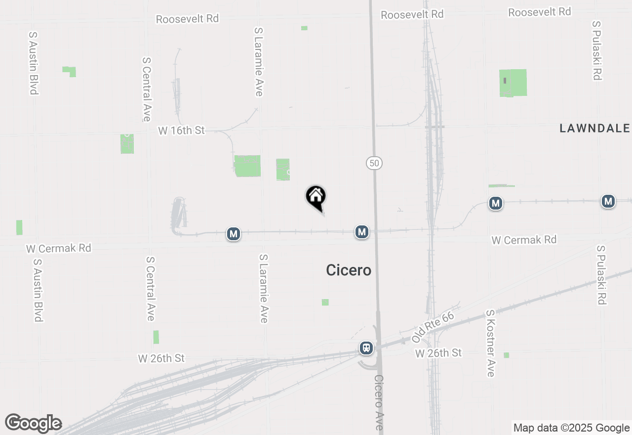 Map of 2102 S 50th Avenue, Cicero, IL 60804